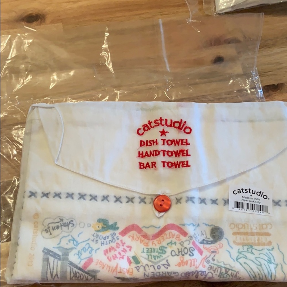 Cat studio New York! Linen hand towel